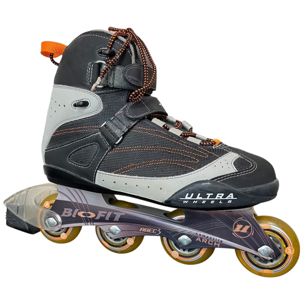 Ultra Wheels Biofit ABEC3 Composite Arch Men’s Inline Roller Sk8s - Size 12